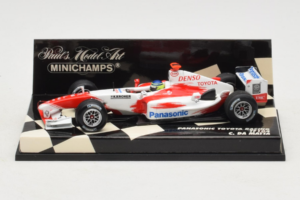 Toyota TF104 Panasonic #16 C. da Matta Panasonic Toyota Racing 2004 Minichamps 1:43 400040016 Metall