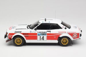 Toyota Celica 2000 GT RA21 #14 P-I. Walfridson RAC Rally 1977 IXO 1:18 18RMC189B Metall — Bild 3 von 6