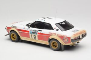 Toyota Celica 2000 GT RA21 #18 J-L. Therier RAC Rally 1977 IXO 1:18 18RMC189C Metall — Bild 5 von 6