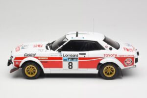 Toyota Celica 2000 GT RA21 #8 H. Mikkola / A. Hertz RAC Rally 1977 IXO 1:18 18RMC189A Metall — Bild 3 von 6