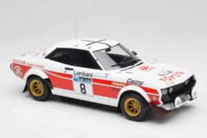 Toyota Celica 2000 GT RA21 #8 H. Mikkola / A. Hertz RAC Rally 1977 IXO 1:18 18RMC189A Metall — Bild 4 von 6