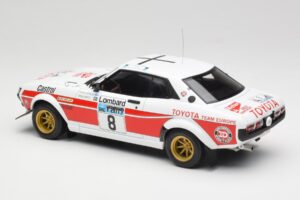 Toyota Celica 2000 GT RA21 #8 H. Mikkola / A. Hertz RAC Rally 1977 IXO 1:18 18RMC189A Metall — Bild 5 von 6