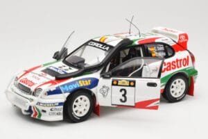 Toyota Corolla WRC #3 C. Sainz / L. Moya Safari Rally 1999 AUTOart 1:18 89982 Metall — Bild 2 von 8