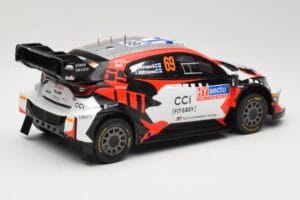 Toyota GR Yaris Rally1 #69 Toyota Gazoo Racing WRT K. Rovanpera / J. Halttunen Rally Finland 2024 IXO 1:18 18RMC218 Metall — Bild 2 von 6