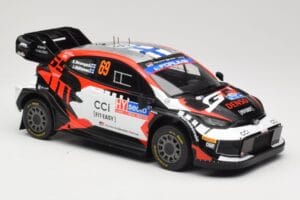 Toyota GR Yaris Rally1 #69 Toyota Gazoo Racing WRT K. Rovanpera / J. Halttunen Rally Finland 2024 IXO 1:18 18RMC218 Metall — Bild 4 von 6