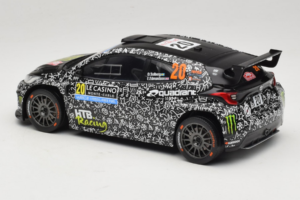 Toyota GR Yaris Rally2 #20 O. Solberg / E. Edmondson Rally Monte Carlo 2025 IXO 1:18 18RMC232 Metall — Bild 5 von 6