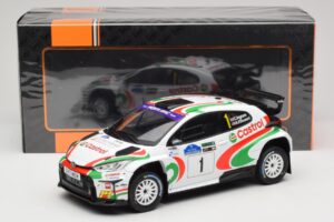 Toyota GR Yaris Rally2 #1 C. Ingram / R. Whittock Voyonic Grampian Forest Rally 2024 IXO 1:18 18RMC213 Metall — Bild 6 von 6