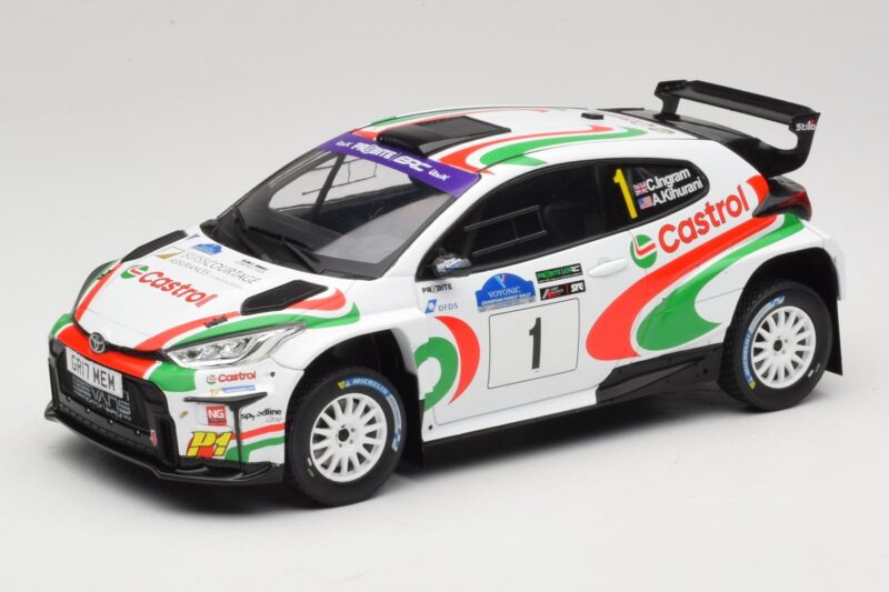Toyota GR Yaris Rally2 #1 C. Ingram / R. Whittock Voyonic Grampian Forest Rally 2024 IXO 1:18 18RMC213 Metall