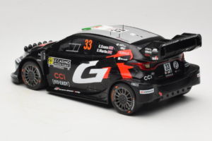 Toyota GR Yaris WRC #33 E. Evans / S. Martin Rally Monte Carlo 2025 IXO 1:18 18RMC229B Metall — Bild 5 von 6