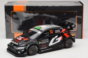 Toyota GR Yaris WRC #33 E. Evans / S. Martin Rally Monte Carlo 2025 IXO 1:18 18RMC229B Metall — Bild 6 von 6