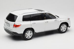 Toyota Highlander XU40 Weiß Paudi Model 1:18 2043612-W1 Metall — Bild 3 von 8