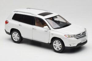 Toyota Highlander XU40 Weiß Paudi Model 1:18 2043612-W1 Metall — Bild 6 von 8