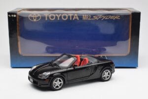 Toyota MR2 Spyder W30 Schwarz LHD AUTOart 1:18 78714 Metall — Bild 8 von 8