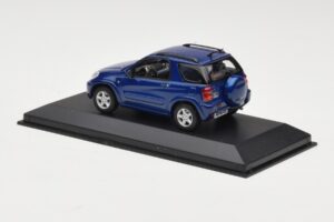 Toyota RAV4 Dunkelblau Grau Innenraum Minichamps 1:43 433166004 Metall — Bild 3 von 4