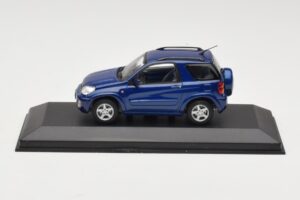 Toyota RAV4 Dunkelblau Grau Innenraum Minichamps 1:43 433166004 Metall