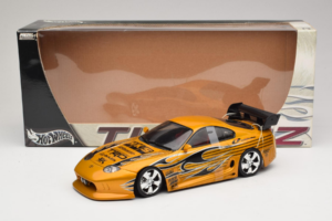 Toyota Supra A80 Gold Tunerz Edition Hot Wheels 1:18 B6091 Metall — Bild 7 von 7