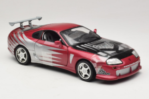 Toyota Supra A80 Fast & Furious Lila Silber ERTL 1:18 33708 Metall — Bild 4 von 6