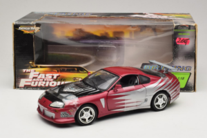 Toyota Supra A80 Fast & Furious Lila Silber ERTL 1:18 33708 Metall — Bild 6 von 6