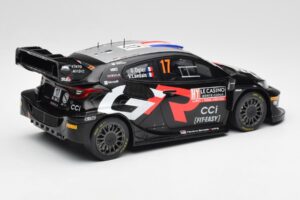 Toyota GR Yaris Rally1 #17 S. Ogier / V. Landais Rally Monte Carlo 2024 IXO 1:18 18RMC196 Metall — Bild 2 von 6