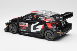 Toyota GR Yaris Rally1 #17 S. Ogier / V. Landais Rally Monte Carlo 2024 IXO 1:18 18RMC196 Metall — Bild 5 von 6