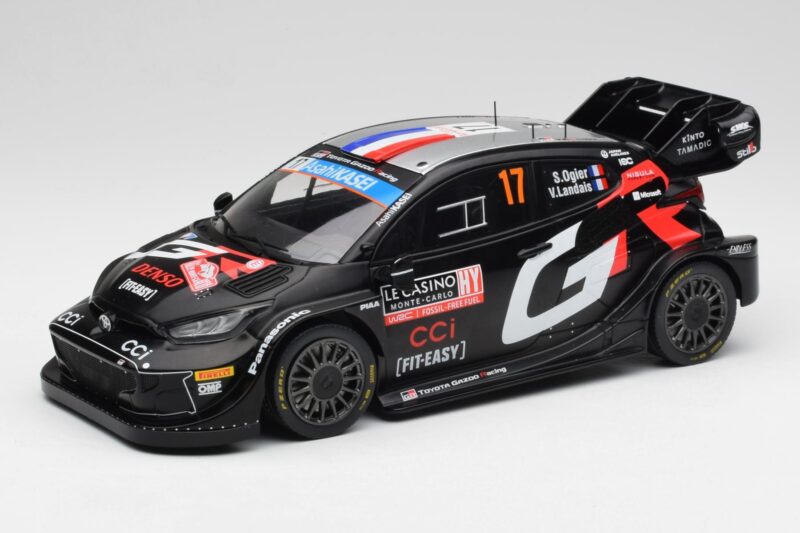 Toyota GR Yaris Rally1 #17 S. Ogier / V. Landais Rally Monte Carlo 2024 IXO 1:18 18RMC196 Metall