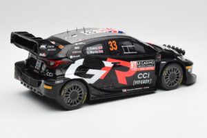Toyota Yaris Rally1 WRC #33 E. Evans / S. Martin Rally Monte Carlo Night Version 2024 IXO 1:18 18RMC197 Metall — Bild 2 von 6