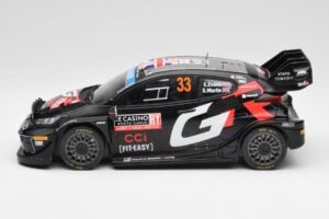 Toyota Yaris Rally1 WRC #33 E. Evans / S. Martin Rally Monte Carlo Night Version 2024 IXO 1:18 18RMC197 Metall — Bild 3 von 6