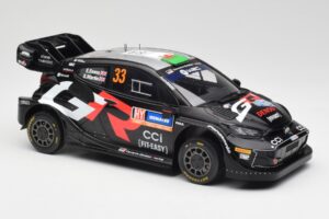 Toyota Yaris Rally1 WRC #33 E. Evans / S. Martin Rally Sweden 2024 IXO 1:18 18RMC200 Metall — Bild 4 von 6