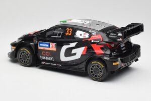 Toyota Yaris Rally1 WRC #33 E. Evans / S. Martin Rally Sweden 2024 IXO 1:18 18RMC200 Metall — Bild 5 von 6