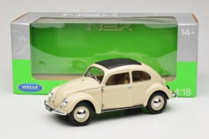 Volkswagen Beetle Type 1 Classic Weiß Welly 1:18 18040W Metall — Bild 8 von 8
