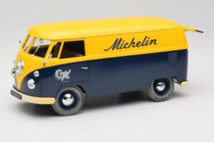 Volkswagen T1 Combi Michelin Schwarz & Gelb Solido 1:18 9406 Metall — Bild 2 von 8