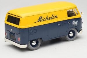 Volkswagen T1 Combi Michelin Schwarz & Gelb Solido 1:18 9406 Metall — Bild 3 von 8