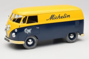 Volkswagen T1 Combi Michelin Schwarz & Gelb Solido 1:18 9406 Metall