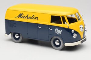 Volkswagen T1 Combi Michelin Schwarz & Gelb Solido 1:18 9406 Metall — Bild 6 von 8