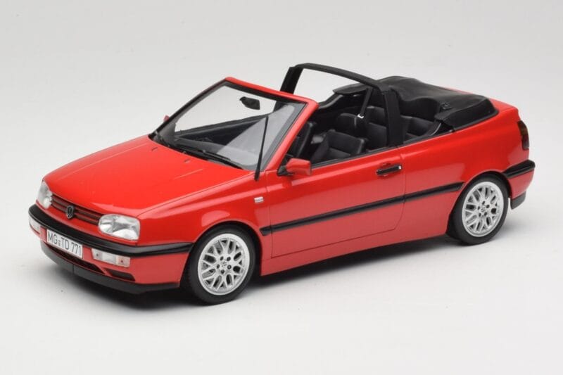 Volkswagen Golf Cabriolet Mk3 Rot Norev 1:18 188433 Metall
