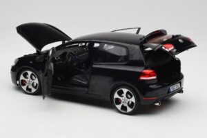 Volkswagen Golf GTI Mk6 Schwarz Norev 1:18 188502 Metall — Bild 5 von 8