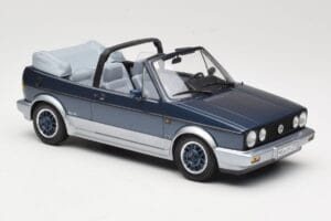 Volkswagen Golf Mk1 Cabriolet Bel Air Blue Metallic Norev 1:18 188404 Metall — Bild 4 von 6