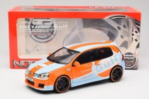 Volkswagen Golf Mk5 Zender Gulf Norev 1:18 188454 Metall — Bild 8 von 8