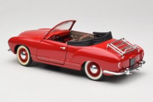 Volkswagen Karmann Ghia Cabriolet Rot Solido 1:18 8058 Metall — Bild 5 von 8