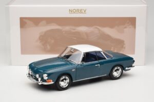 Volkswagen Karmann Ghia Type 34 1500 Sea Blue Norev 1:18 188646 Metall — Bild 8 von 8