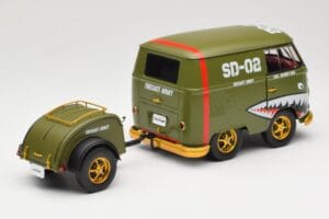 Volkswagen Kool Kombi Army Fighter Green Solido 1:18 S1810901 Metall — Bild 3 von 8
