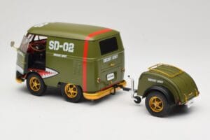 Volkswagen Kool Kombi Army Fighter Green Solido 1:18 S1810901 Metall — Bild 5 von 8