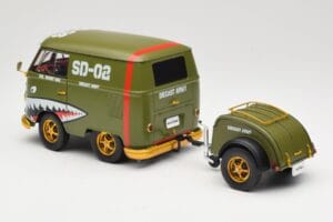 Volkswagen Kool Kombi Army Fighter Green Solido 1:18 S1810901 Metall — Bild 7 von 8
