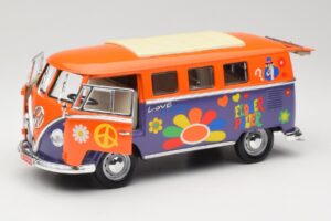 Volkswagen Microbus T1 Flower Power Road Signature 1:18 92329 Metall — Bild 2 von 8