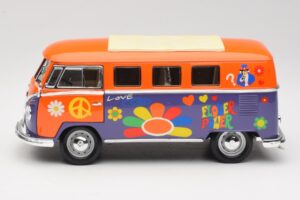Volkswagen Microbus T1 Flower Power Road Signature 1:18 92329 Metall — Bild 4 von 8