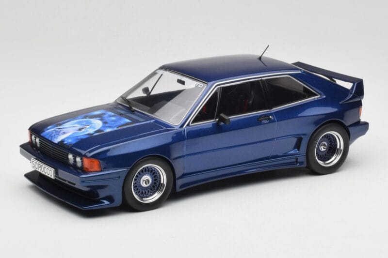 Volkswagen Rieger Scirocco Mk1 GTO Blau MCG 1:18 MCG18448 Metall