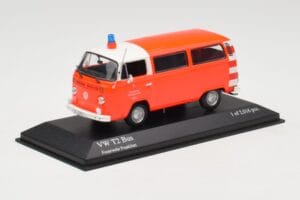 Volkswagen T2 Bus Feuerwehr Frankfurt Minichamps 1:43 400053091 Metall — Bild 2 von 4