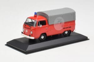 Volkswagen T2 Pritschenwagen Feuerwehr Dortmund Minichamps 1:43 400053290 Metall — Bild 2 von 4