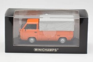 Volkswagen T3 Pritschenwagen Orange Minichamps 1:43 400055200 Metall — Bild 4 von 4