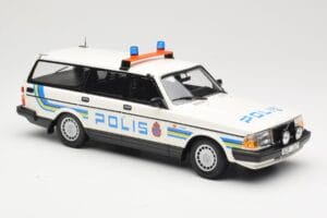 Volvo 240 GL Kombi Polis Sweden Minichamps 1:18 155171480 Metall — Bild 4 von 6